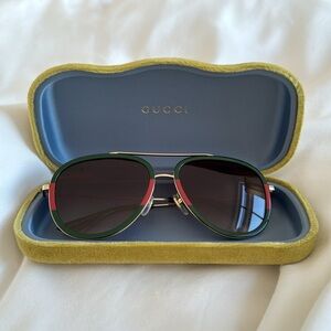 Gucci AVIATOR METAL SUNGLASSES